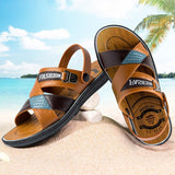 Platform Sandals Men Summer Outdoor Hiking Sandalias Beach Fashion Dual-use Men's Slippers Casual Non-slip Rubber Shoes Zapatos