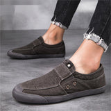 Wexleyjesus New Men Loafers Concise Comfortable Canvas Shoes Fashion Classic Lifestyle Shoes Spring/Autumn Convenient Casual Mens Shoes