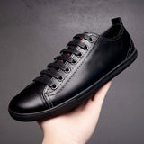 Wexleyjesus Men Shoes Casual Leather Luxury Men Sneakers White Shoes British Designer Men's Shoes