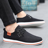 2023 Hot Sale Casual Footwear Mens Summer Breathable Hemp Man Shoes Hard-Wearing Casual Sneakers Men Lace-up Casual Shoe Men