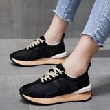 New Fashion Brand Designer Women Sports Shoes Comfortable Platform Heightening Casual Shoes Breathable Running Sneakers Tenis