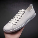 Wexleyjesus Men Shoes Casual Leather Luxury Men Sneakers White Shoes British Designer Men's Shoes