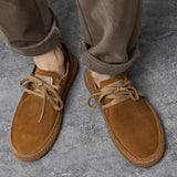 Wexleyjesus New Casual Shoes Men Suede Leather Casual Sneakers Mens Good Quality Walking Shoes Man Fashion Youth Casual Shoe