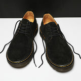 Popular 2022 Men Casual Shoes Suede Leather Working Shoes Mens Handmade Casual Shoe Man Top Quality Walking Footwear Big Size 48