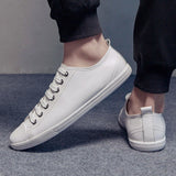 Wexleyjesus Men Shoes Casual Leather Luxury Men Sneakers White Shoes British Designer Men's Shoes