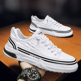 Wexleyjesus  New In Casual Men Shoes Leather Platform Fashion Male Sneakers Slip-On Outdoor Walking Design Luxury Loafers Tennis Flat