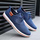 2023 Hot Sale Casual Footwear Mens Summer Breathable Hemp Man Shoes Hard-Wearing Casual Sneakers Men Lace-up Casual Shoe Men