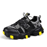 Wexleyjesus Thick Sole Fashion  Sneakers Men Tenis Masculino Buckle Breathable Men Shoes