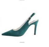 2022 summer new style sandals female stiletto hollow with suede pointed sexy Korean fashion high heels autumn shoes