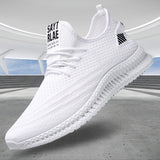 Spring New Men Shoes Sneakers White 2021 Fashion Flat Casual Shoes for Men Mesh Breathable Walking Shoes Sneaker  Tenis