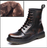 Men Boots 2021 Spring Ankle Boots Shoes Winter Genuine Leather Shoes Man Punk Casual Riding Equestr Botas Hombre Plus Size 46