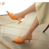 2022 summer new style sandals female stiletto hollow with suede pointed sexy Korean fashion high heels autumn shoes