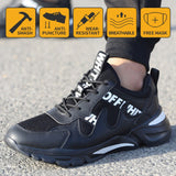 Safety Shoe Boots Puncture-Proof Work Shoes Compression Resistance Wear Resistant Work Boots Breathable Soft