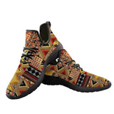 ELVISWORDS New Men Platform Vulcanized Shoes Vintage African Ethnic Tribal Print Breathable Mesh Knitting Sneakers zapatillas
