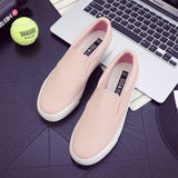 Women Sneakers Leather Shoes Spring Trend Casual Flats Sneakers Female New Fashion Comfort Slip-on Platform Vulcanized Shoes