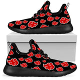 Anime Akatsuki Pattern Men's Sneakers Flats Casual Autumn Lace Up Comfortable Breathable Men Shoes Footwear for Boys