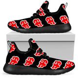 Anime Akatsuki Pattern Men's Sneakers Flats Casual Autumn Lace Up Comfortable Breathable Men Shoes Footwear for Boys