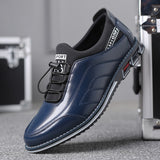 High Quality Big Size Casual Shoes Men Business Spring Fashion Men Casual Shoes Hot Sale Breathable Blue Casual Men Shoes Black