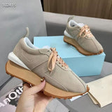 Spring Thick Sole Casual Daddy Shoes Women Flat Mixed Color Lace Up Patchwork Sneakers Outdoor Walk Tennis Shoes 2021 Unisex