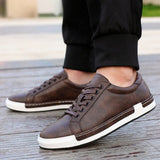 Large size 47 48 New Men's Quality Casual Leather Shoes Autumn Sneakers Mens Korean Sports Shoes Zapatillas Hombre