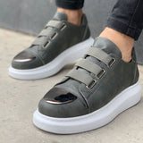 Wexleyjesus  Chekich Men's Shoes Anthracite Color Elastic Band Closure Non Leather Spring & Fall Seasons Slip On Wear Flexible 2021 Fashion Office Orthopedic Sneakers Comfortable Unisex Lightweight Wedding Gray Breathable CH251 V1