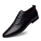Brand Genuine Leather Men's Dress Shoes for Wedding Party Shoes for Man White Black Fashion Oxfords Shoes Men Busines Footwear *