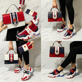 Wexleyjesus  Miss Melisa Shoes and BagTMY COLOR sneakers bag set Code S117