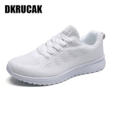 Wexleyjesus  2021 Mesh Women Sneakers Breathable Women Flat Shoes Lightweight Casual Shoes Ladies Lace-up Deportivas Mujer Chaussures Femme