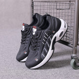 Men's shoes autumn and winter new leather men's sports casual shoes fashion wear-resistant shock-absorbing running shoes
