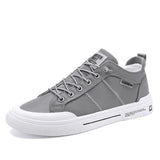 Men's Fashion Black Comfortable Canvas Sneakers New Arrivals Vulcanize Shoes Men Outdoor Trainers Casual Shoes Zapatillas Hombre