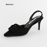 Sandals High Heels 2021 Summer Brand Woman Pumps Thin Heels Party Shoes Pointed Toe Slip on Office Ladie Dress Size 33-42