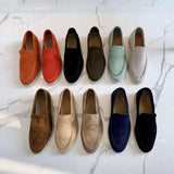 High Quality LP 2021 winter new flat leather plain all-match fashionable Comfortable Men shoes