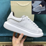 White Shoes Sneakers Designer Brand Luxury Women Platform Mcqueen Couple Shoes 2021 for Men Chaussure Femme Zapatos De Mujer RB5