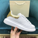 White Shoes Sneakers Designer Brand Luxury Women Platform Mcqueen Couple Shoes 2021 for Men Chaussure Femme Zapatos De Mujer RB5