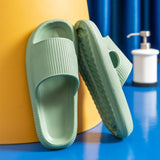 Thick Platform Bathroom Home Slippers Women Fashion Soft Sole EVA Indoor Slides Woman Sandals 2021 Summer Non-slip Flip Flops