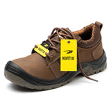 Dorpshipping Men's Safety Shoes Anti-smashing and Anti-piercing Safety Shoes Rubber Non-slip Safety Protective Shoes