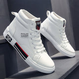 Wexleyjesus  High Top Shoes Men Fashion Breathable Casual Shoes Daily White Shoes Classic Wear Resitant gym shoes Men Hip Hop Sneakers