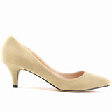 New SIMPLE Women Pumps Party Shoes VELVET High Heels  Woman Comfortable Low Office
