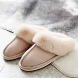 Plush Warm Home Flat Men Slippers Lightweight Soft Comfortable Winter Slippers Women Cotton Shoes Indoor Plush Slippers