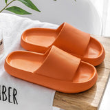 Unisex Thick Platform Slippers Summer Beach Eva Soft Sole Slide Sandals Leisure Quick-drying Indoor Bathroom Anti-slip Shoes