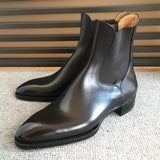 Men's PU Leather New Fashion Classic Trend Everyday All-match Business Casual Shoes Chelsea Boots Men  Zapatos De Hombre ZQ0180