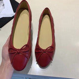 Wexleyjesus  2021 New Breathable Flats Luxury Designer Leather Shoes Big size women's shoes 35-42 Elegant Comfortable Lady Work Party Shoes