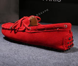 Women Shoes 100% Genuine Leather Round Toe Slip on Ladies Shoes Casual Loafers Comfortable Ballet Flats Female Footwear